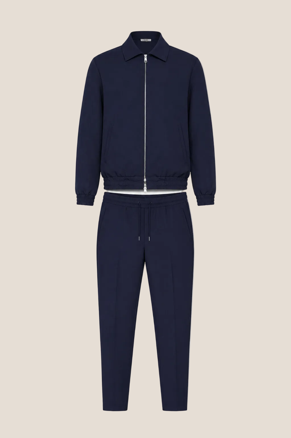 Navy Blauw Tech Suit