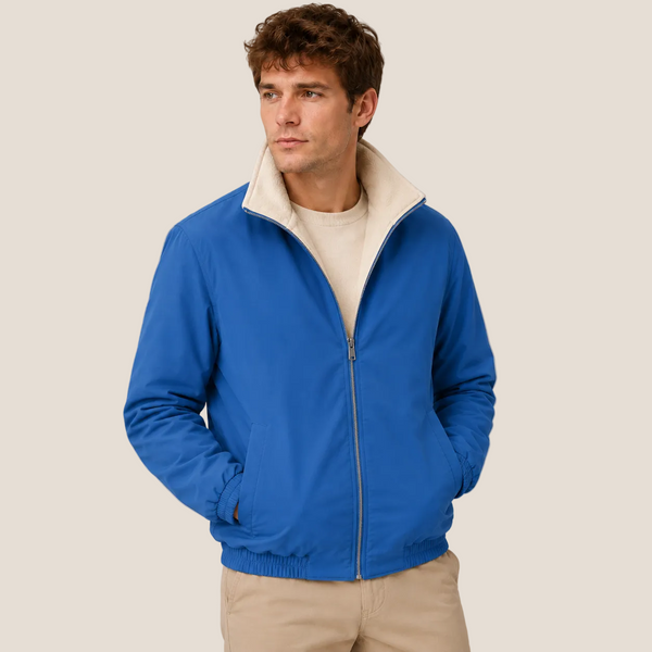 Royal Blauw Dubbelzijdige Jassen