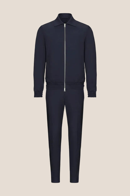 Navy Blauw Tech Suit