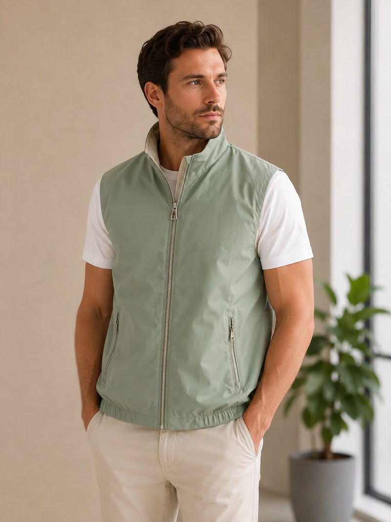 Pistachegroen Bodywarmer