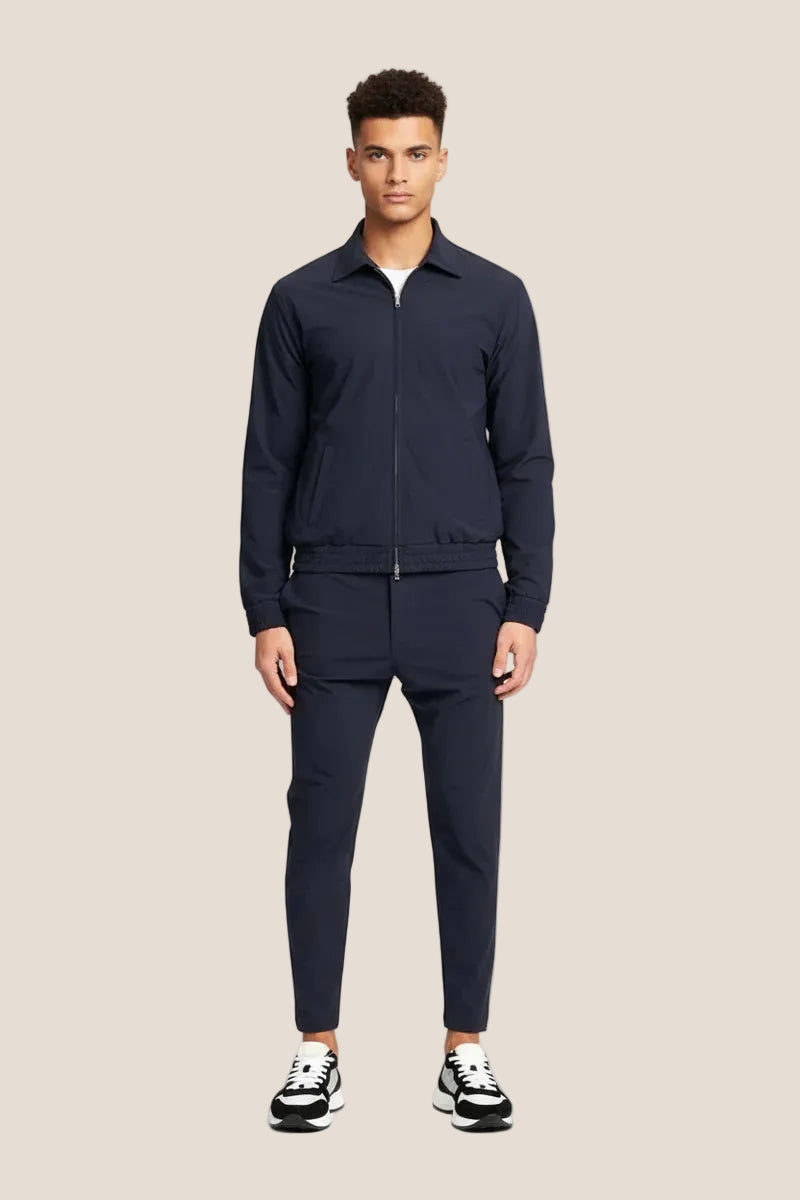 Navy Blauw Tech Suit