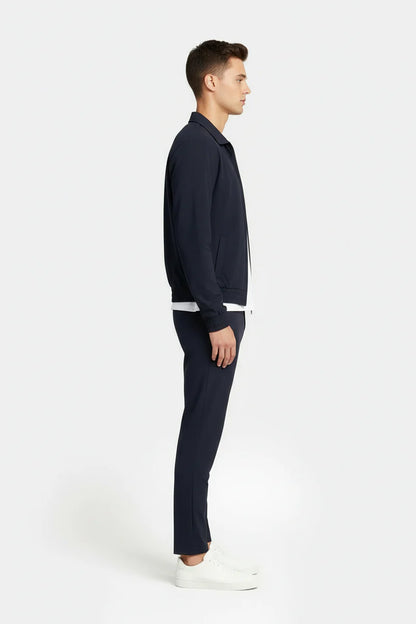 Navy Blauw Tech Suit