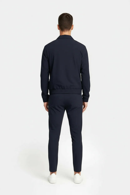 Navy Blauw Tech Suit
