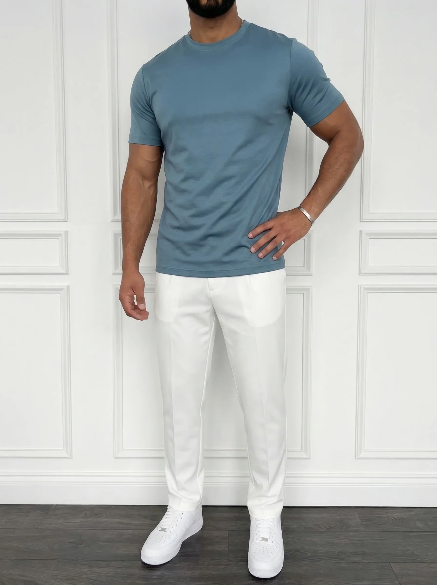 T-shirt Licht Blauw